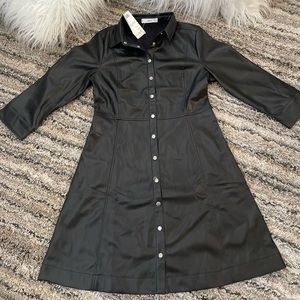 Leather Dress From Mango In Spain